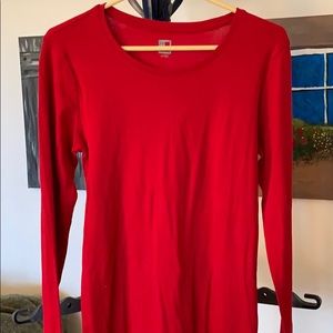 JC Penney Red LS T-shirt
